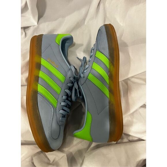 Adidas Originals Women's Blue Green Indoor Gazelle Sneaker Shoes Size 10 NWOT - Picture 9 of 9